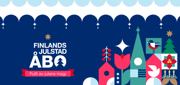 Finlands julstad Åbo. Fullt av julens magi.